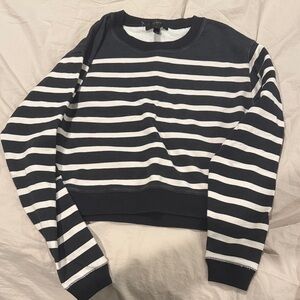NWOT J.Crew Navy Striped Jumped
